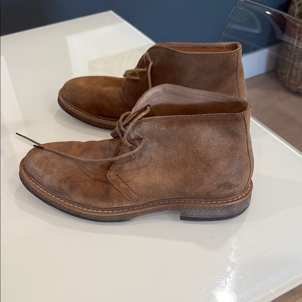 1901 Nordstroms Men's Brown Suede Lace-Up Boots 10m - Picture 5 of 7